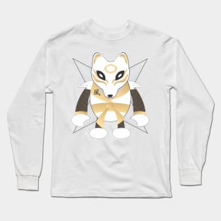 White Fox Ninja Long Sleeve T-Shirt